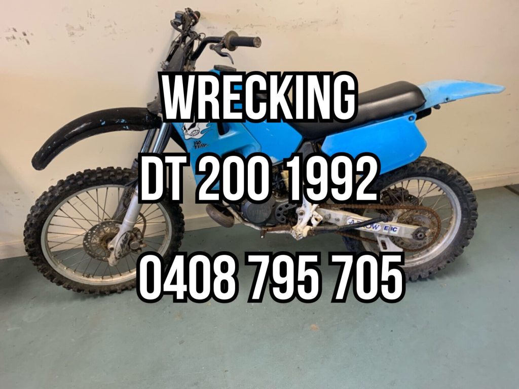 YAMAHA DT 200 1992 RIGHT SWITCH BLOCK STOP START dt200 yz WRECKING BIKE ...