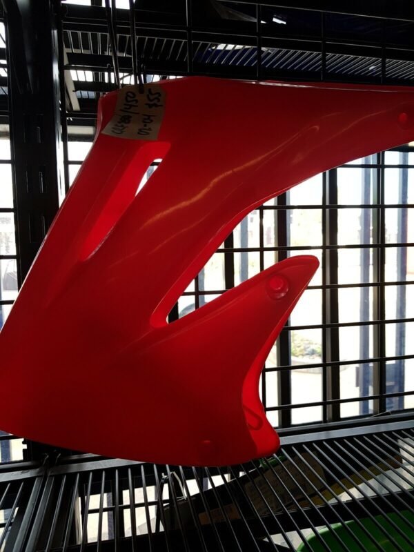 Honda CRF 450 R  02 04 RED RADIATOR SHROUD PLASTICS GUARDS new POLISPORT