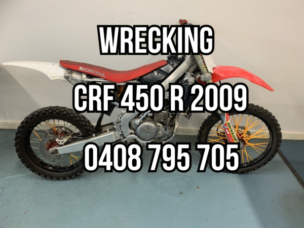 HONDA CRF 450 R 2009 BARE FRAME CAHSSIS  crf450r 125 250 cr xr WRECKING BIKE