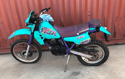 KAWASAKI KLR 250 FRONT FORKS SHOCKS SUSPENSION klx kl 600 650  " WRECKING "